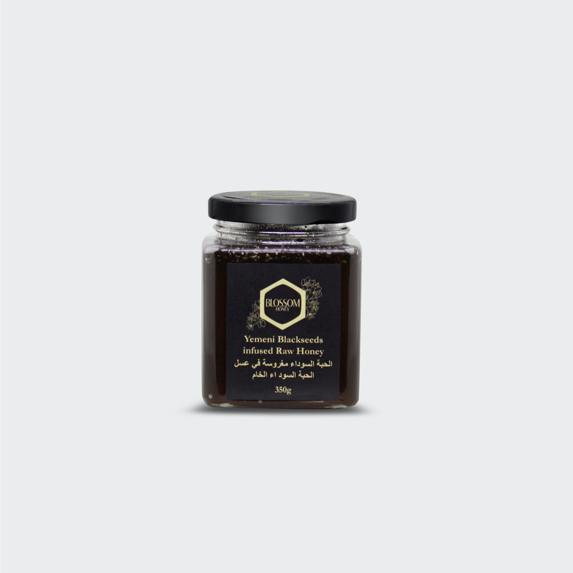 Black Seed Infused Raw Honey - 350 grams