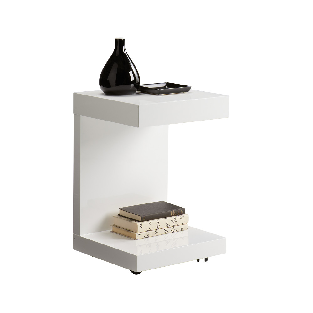 Zen Interiors TV Table with Drawer White