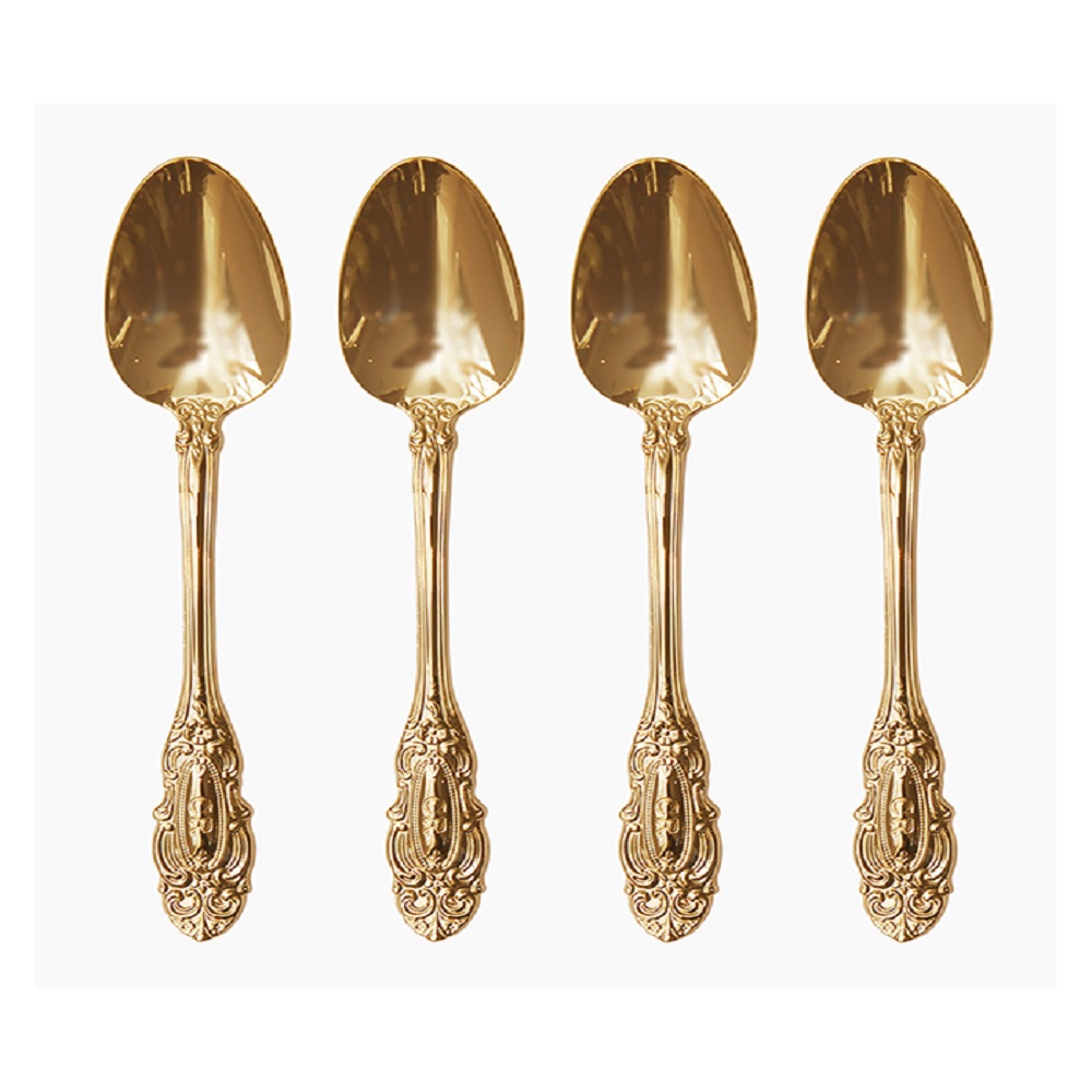 Cristina Re Vintage Spoon Set of 4 Gold