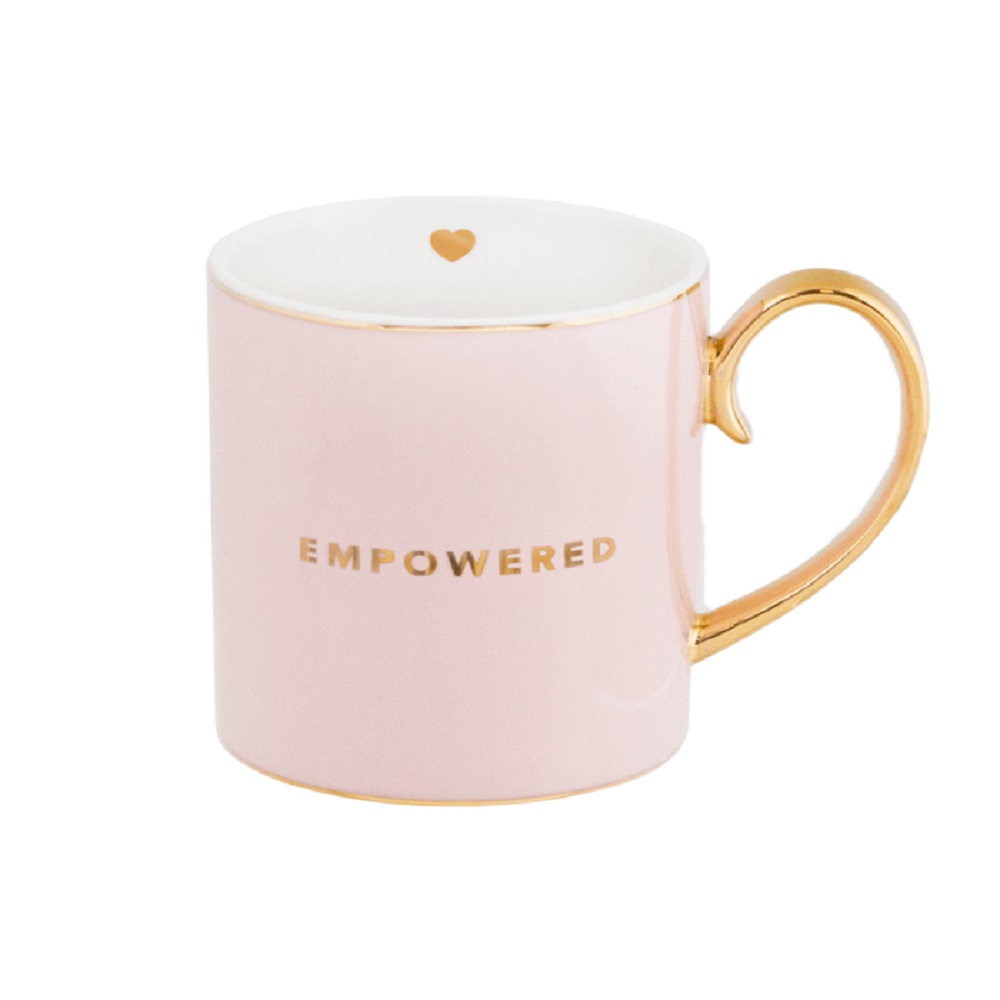 Cristina Re 'Words Of Wisdom' Collection Mug Empowered Blush Pink & Gold