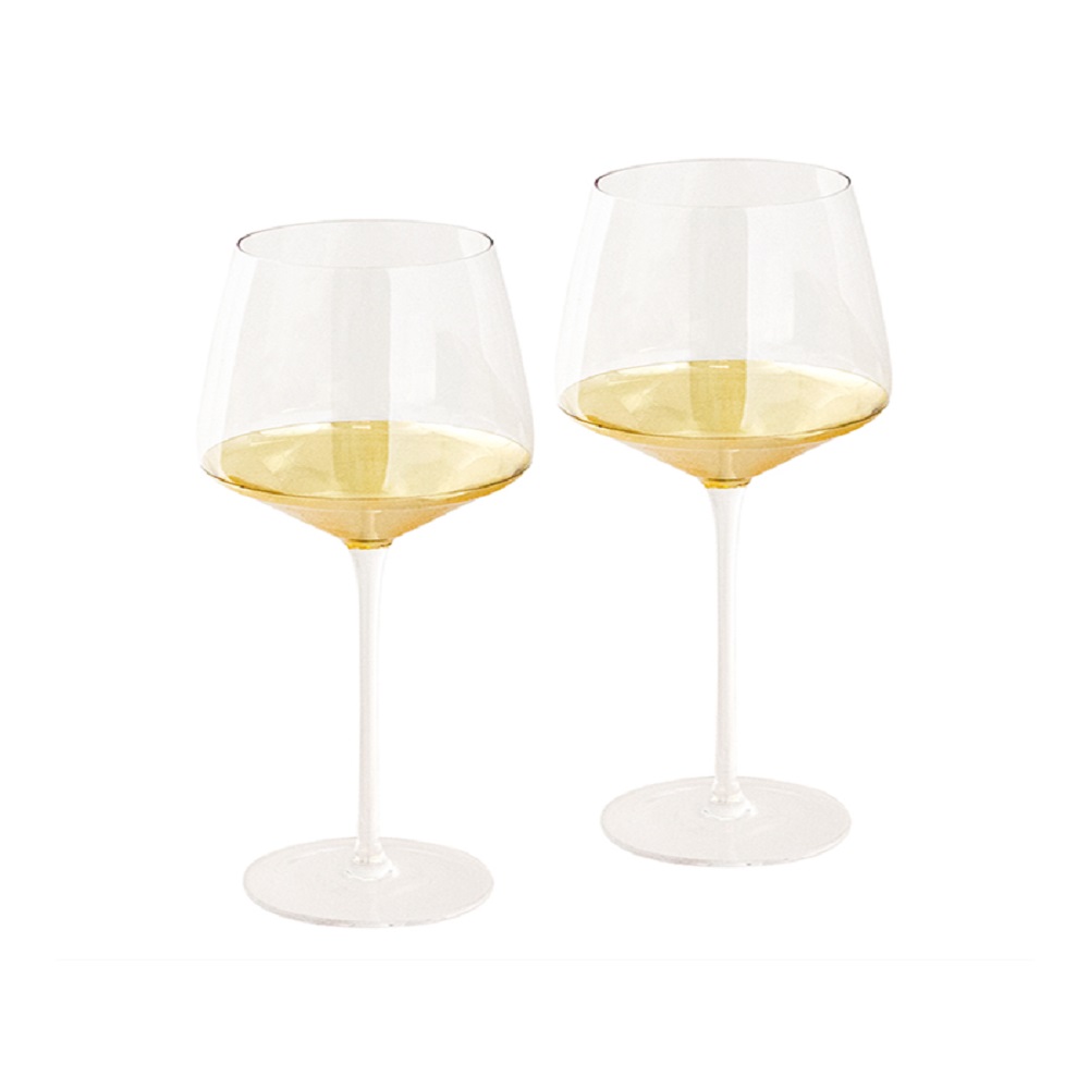 Cristina Re Estelle Wine Glass Set of 2 Clear Crystal
