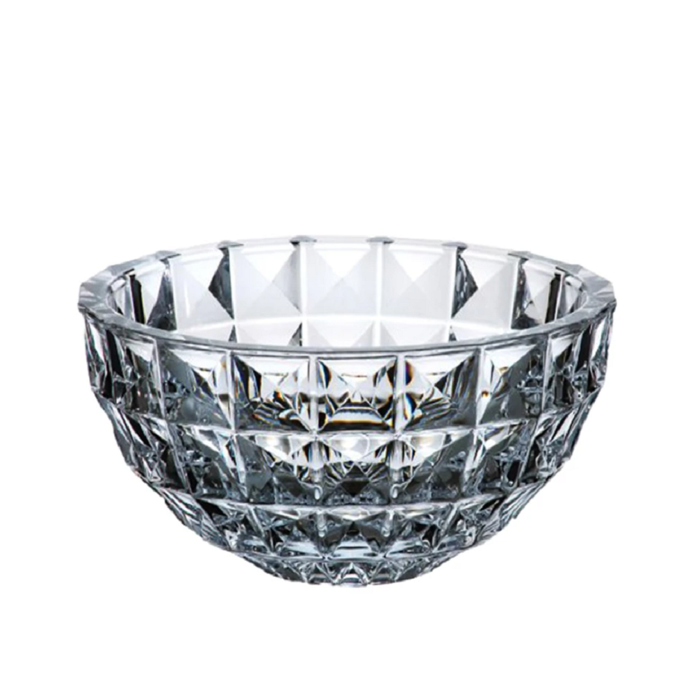 Bohemia Crystal Glass Diamond Bowl - 28 cm