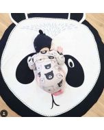 Round Play Mat for Baby Gym and Room Decor -Panda