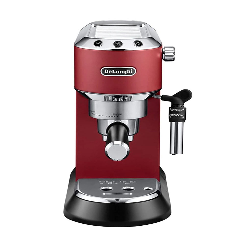 De'Longhi Dedica Style Espresso Pump Coffee Machine, Red-EC685.R