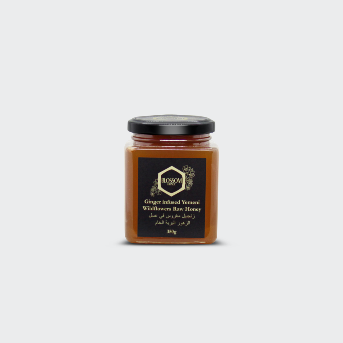 Ginger Infused Raw Honey - 350 grams