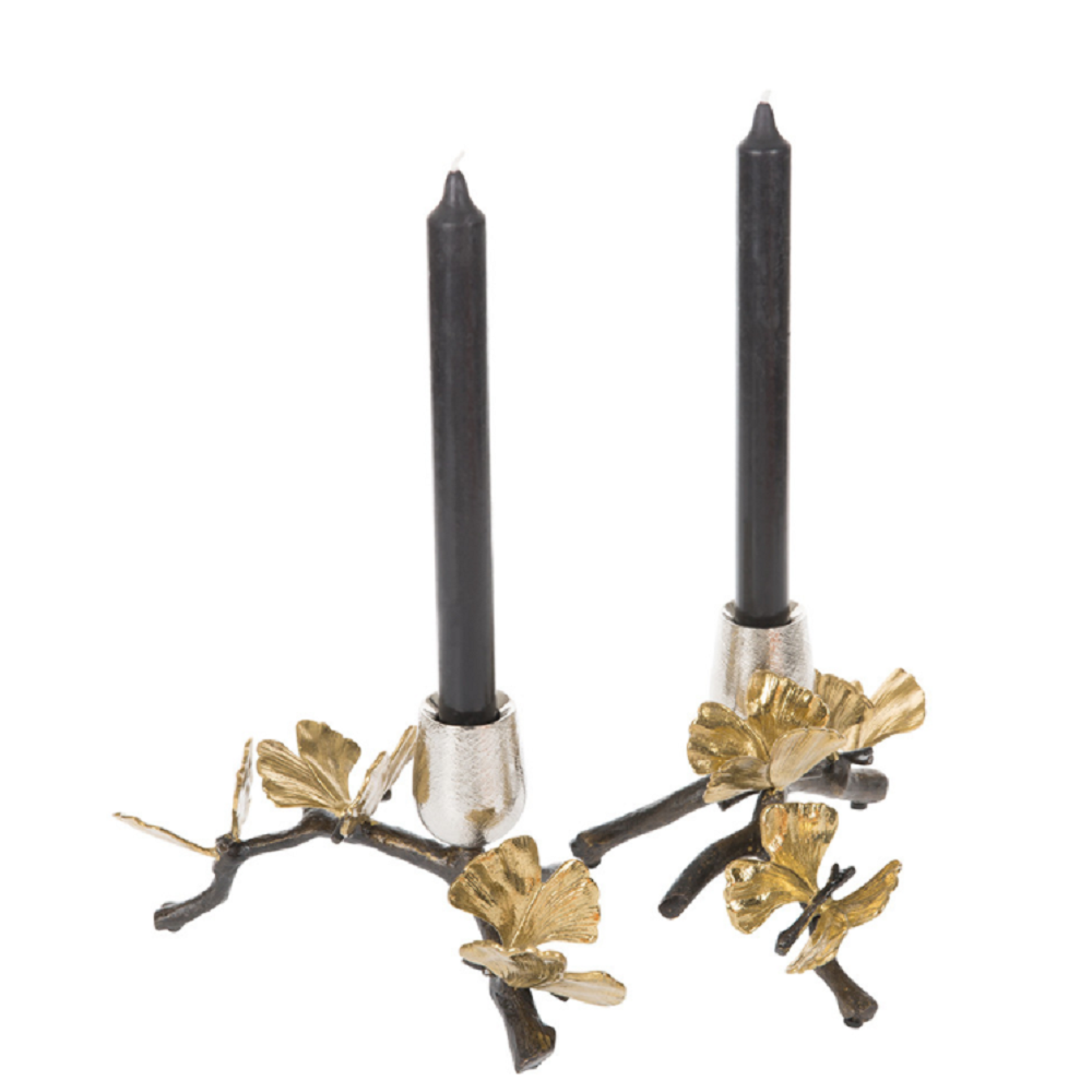 Michael Aram Butterfly Ginkgo Candle Holders