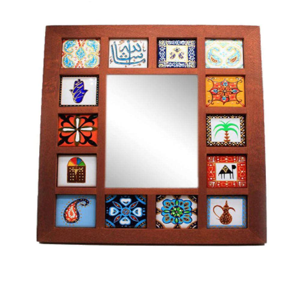 Frame Mirror and Tiles