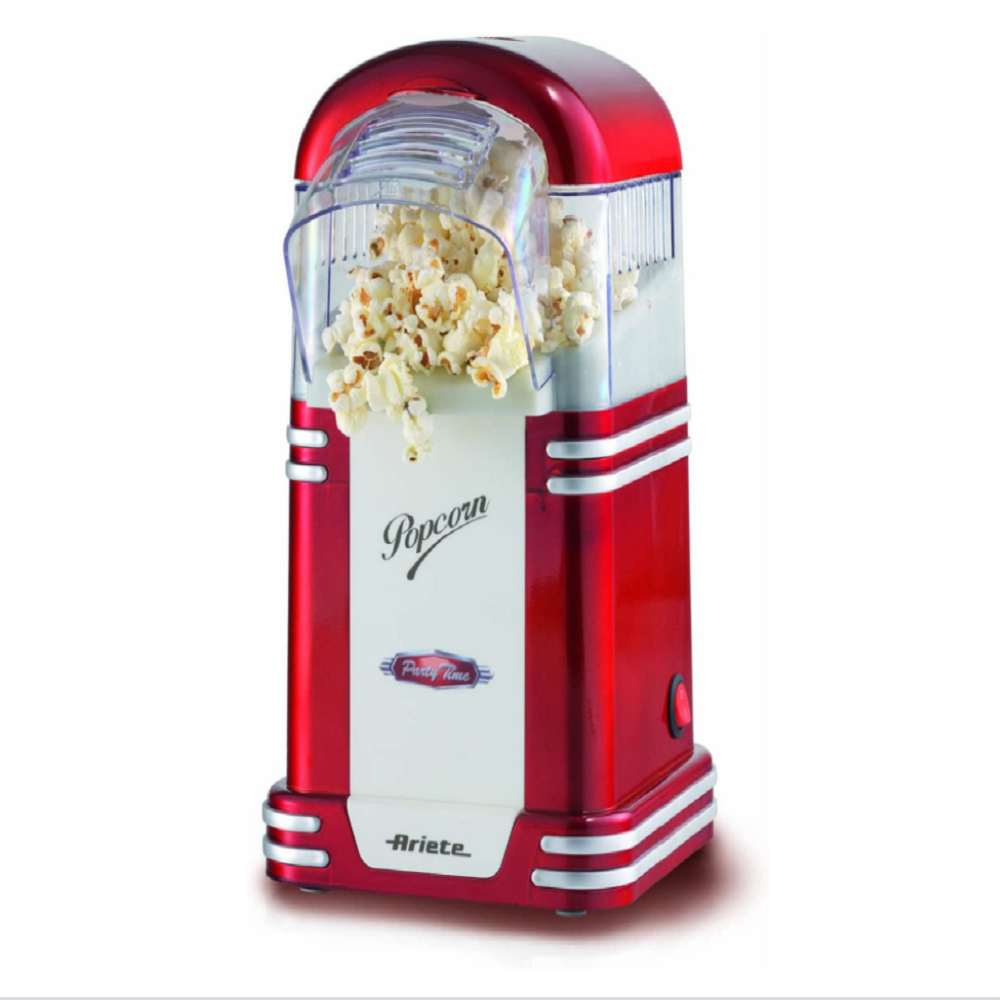 Ariete Party Time Pop Corn Maker, White/Red - 2954