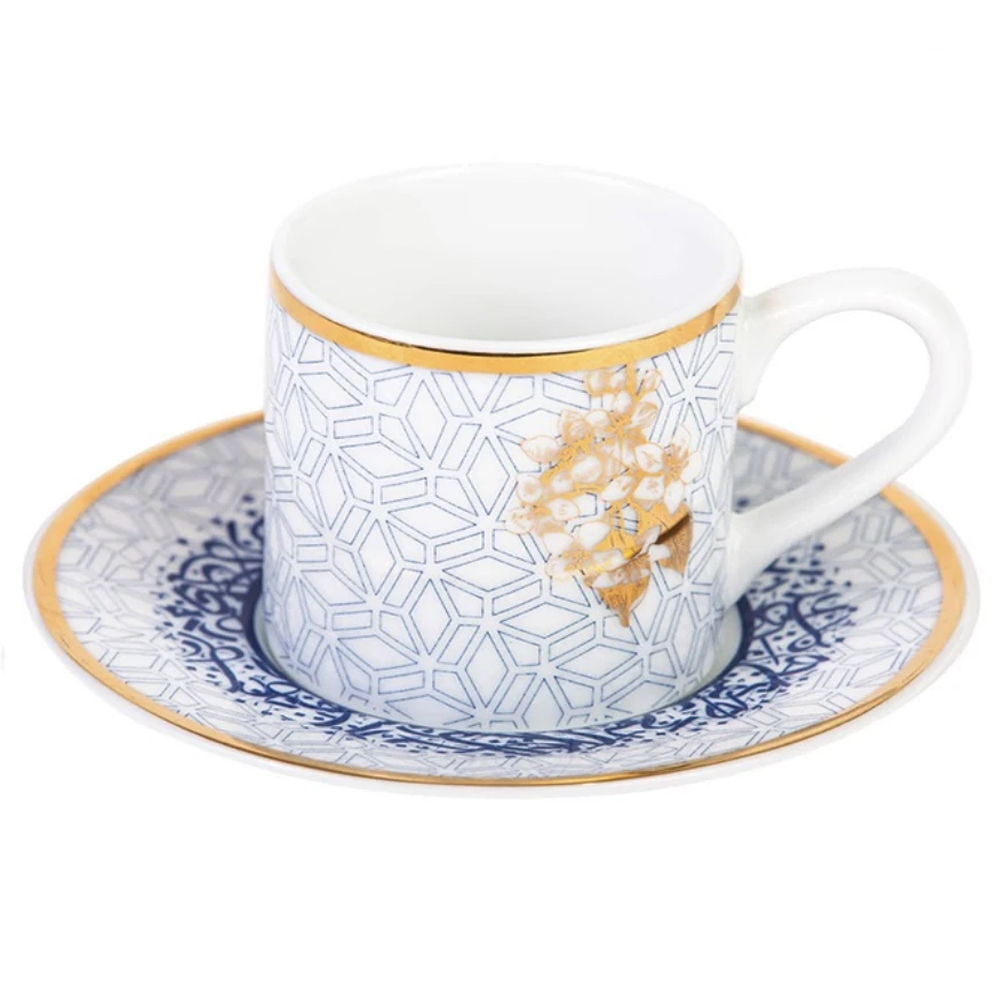 Silsal Kunooz Espresso Cup and Saucer