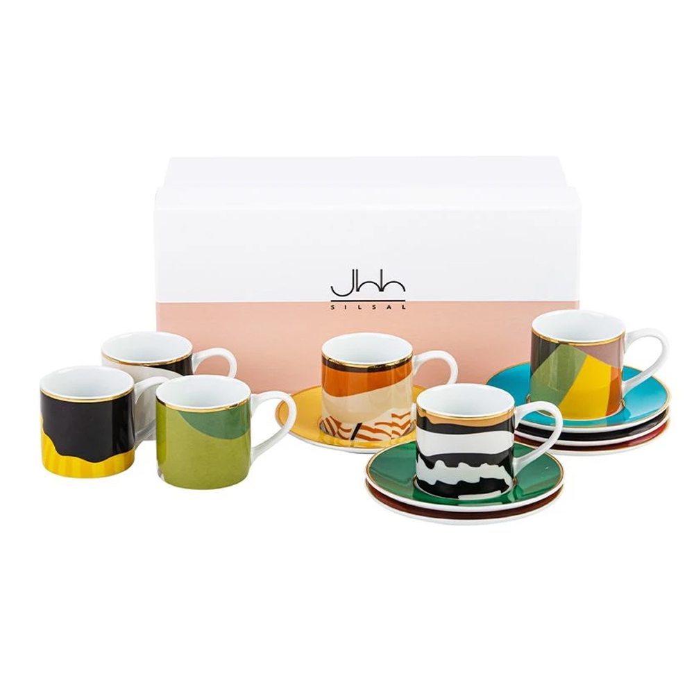 Silsal Mix & Match Gift Box Of 6 Sarb Expresso Cups
