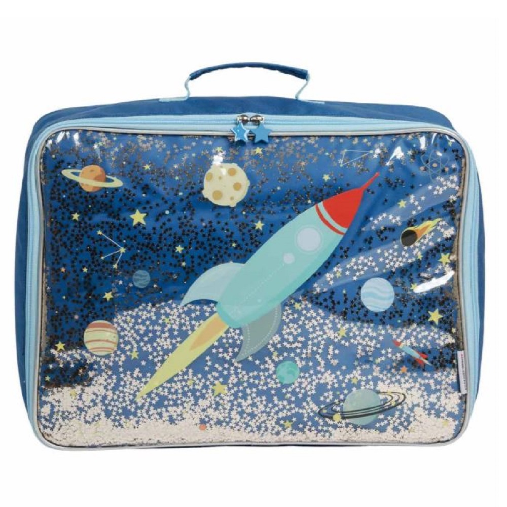 Suitcase Glitter Space