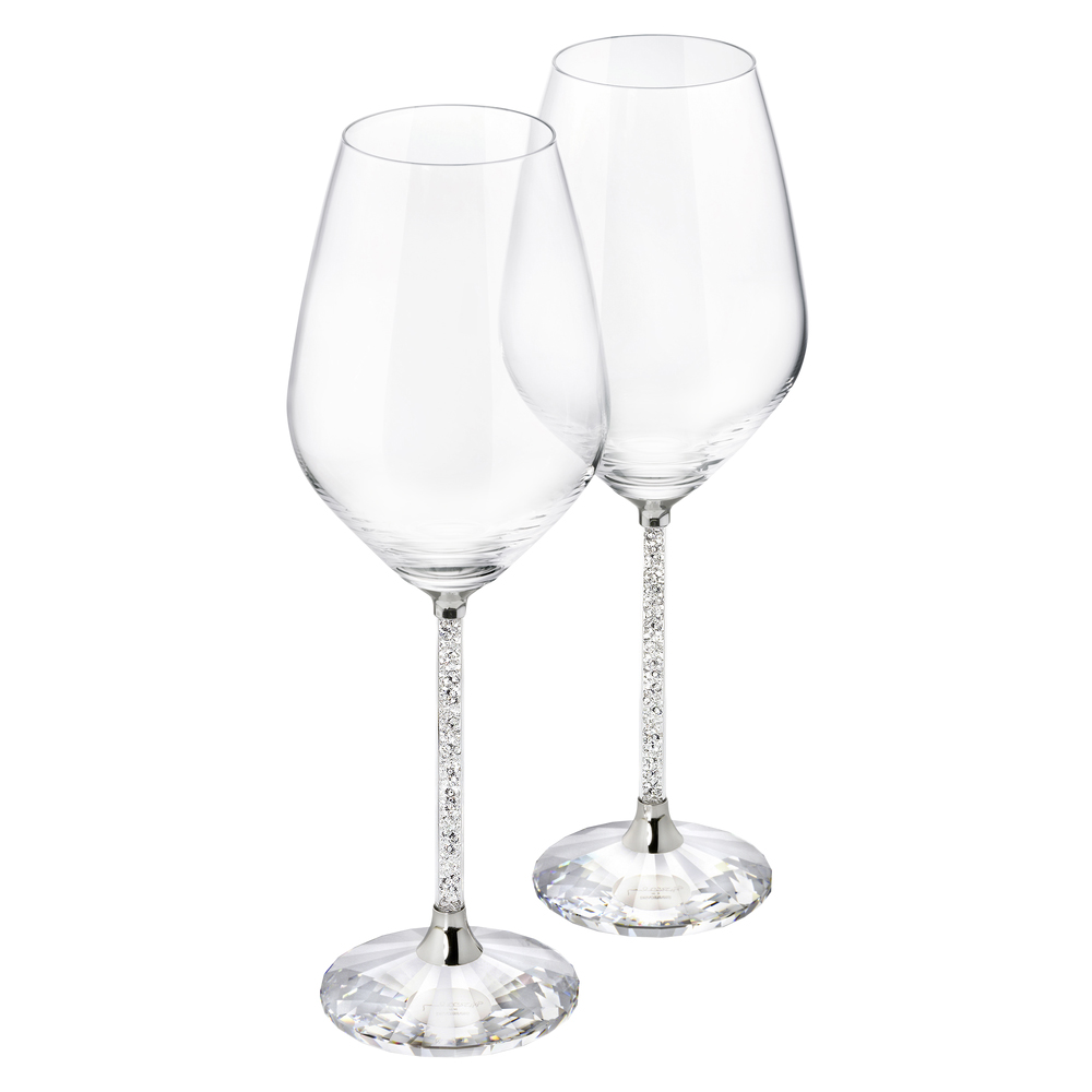Swarovski Crystalline White Wine Glasses, Set of 2