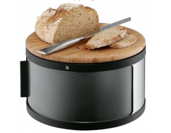 Bread Bin w/ chopping board Round